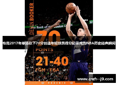 布克2017年单场砍下70分创造年轻球员得分纪录成为NBA历史经典瞬间
