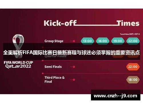 全面解析FIFA国际比赛日最新赛程与球迷必须掌握的重要资讯点 全面解析FIFA国际比赛日最新赛程与球迷必须掌握的重要资讯点